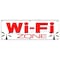 Signmission WI-FI ZONE BANNER SIGN wifi internet cafe hotspot free coffee shop WIFI hot B-72 Wifi Zone - alternate 1